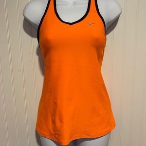 Nike orange women’s running tank size small